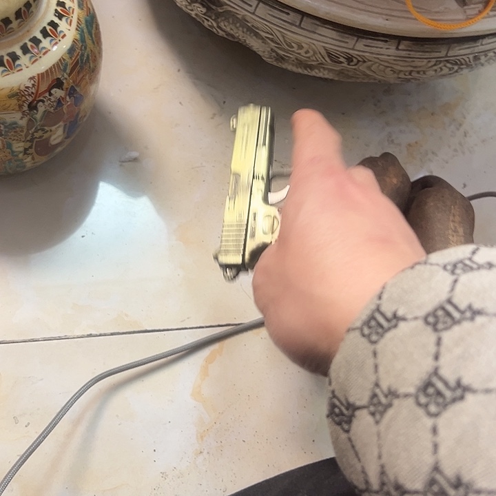 今***钟非洲紫檀（红花梨）