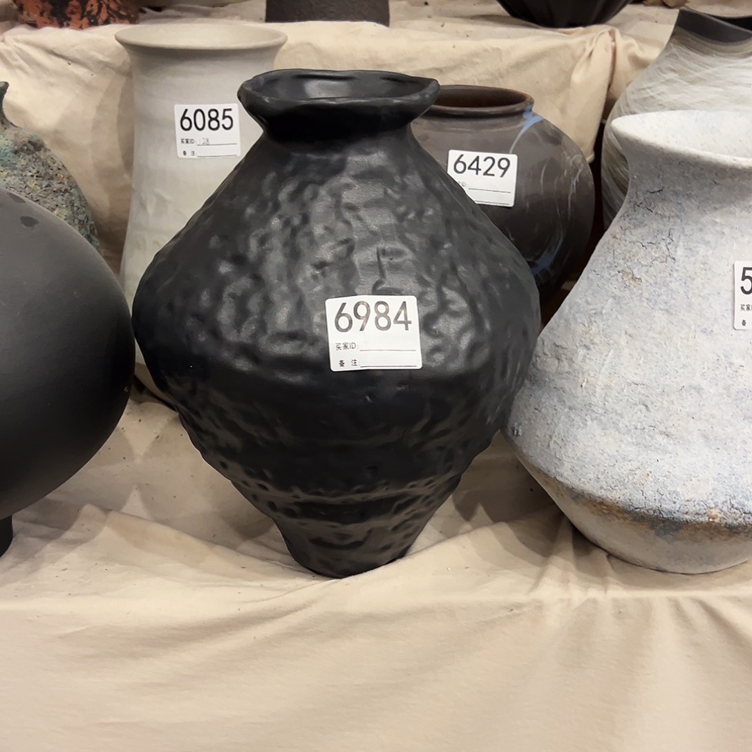 瓶6984高32口8陶瓷花瓶无孔