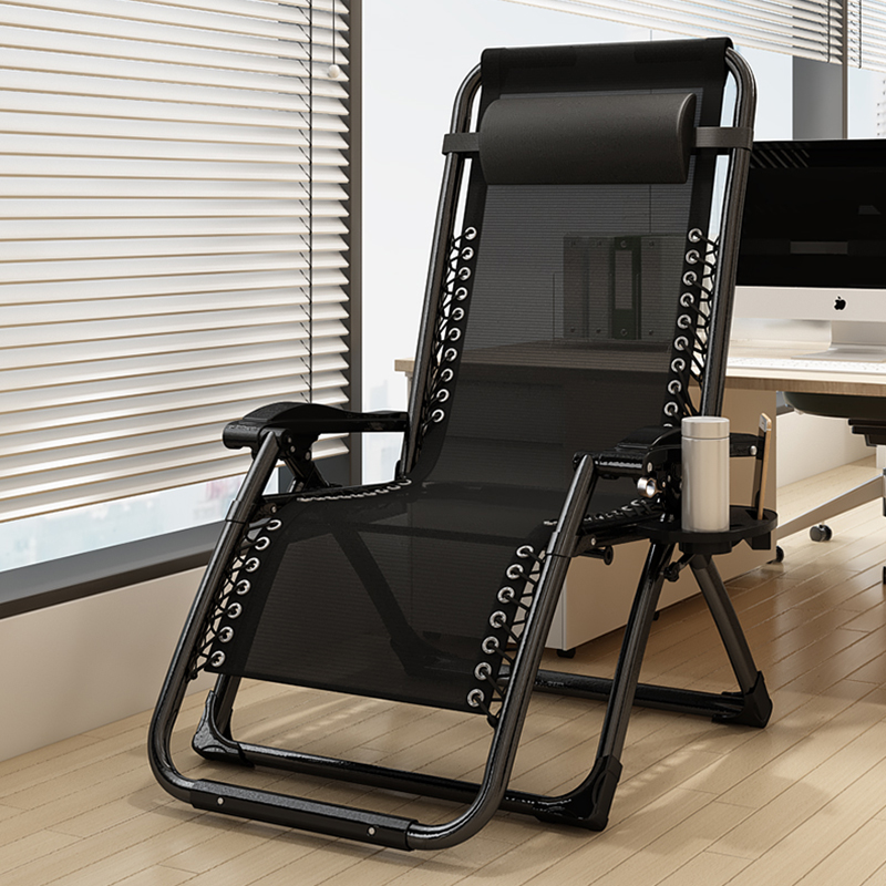 躺椅可躺可坐可睡觉午休折叠床午睡椅阳台家用靠背椅懒人折叠椅子