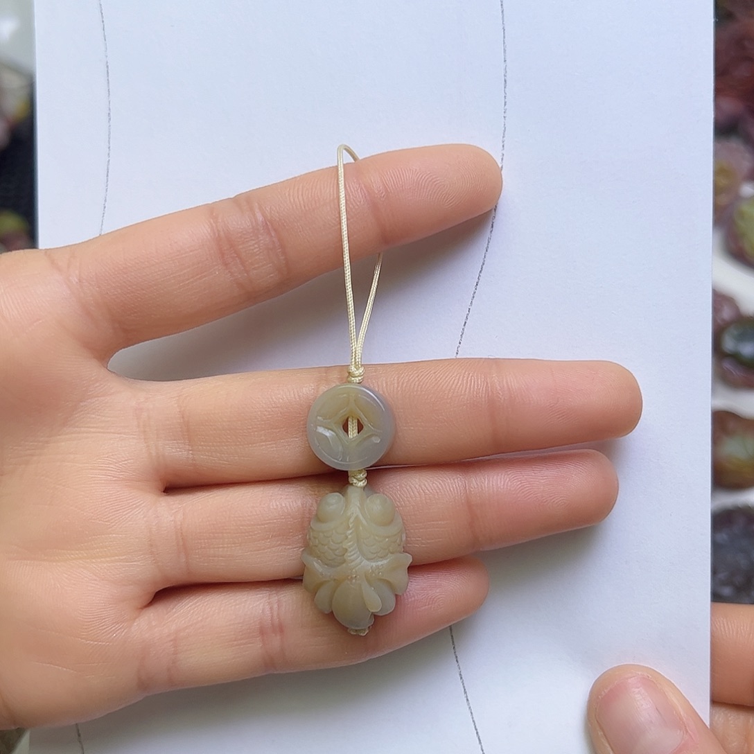 玛瑙/玉髓未镶嵌定制吊坠