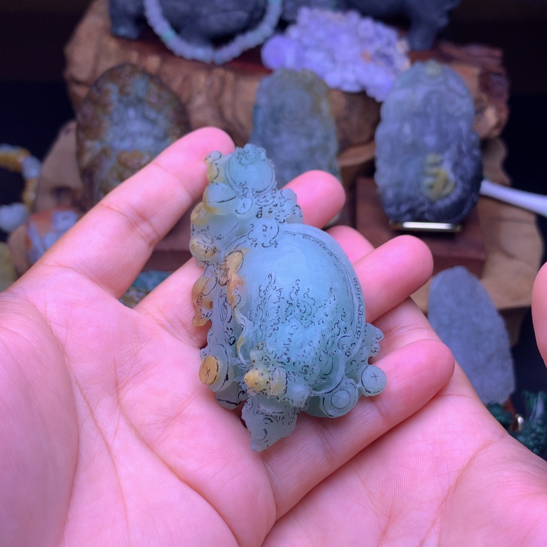蜀***夏未镶嵌定制翡翠翡翠