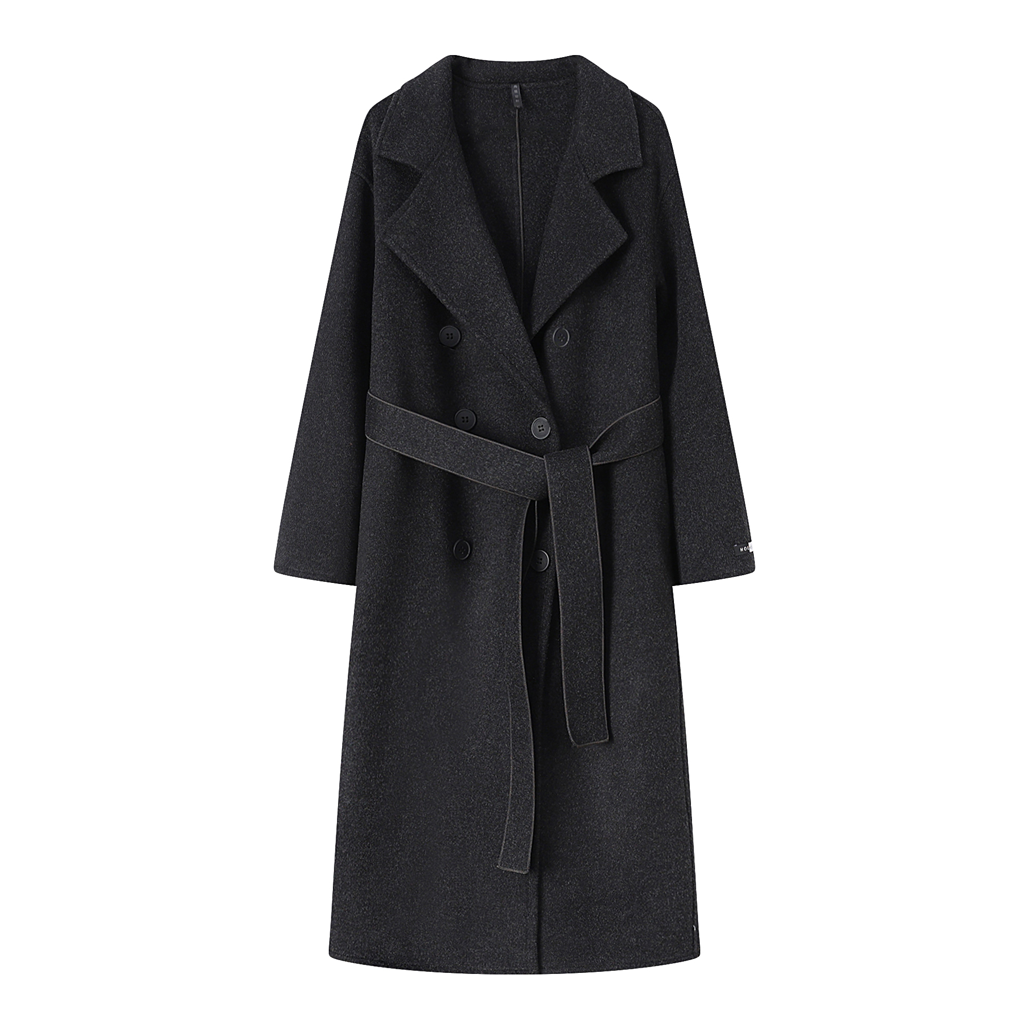 双面绒羊毛大衣秋冬高级感2025新款呢子外套高贵气质女爆款款长款