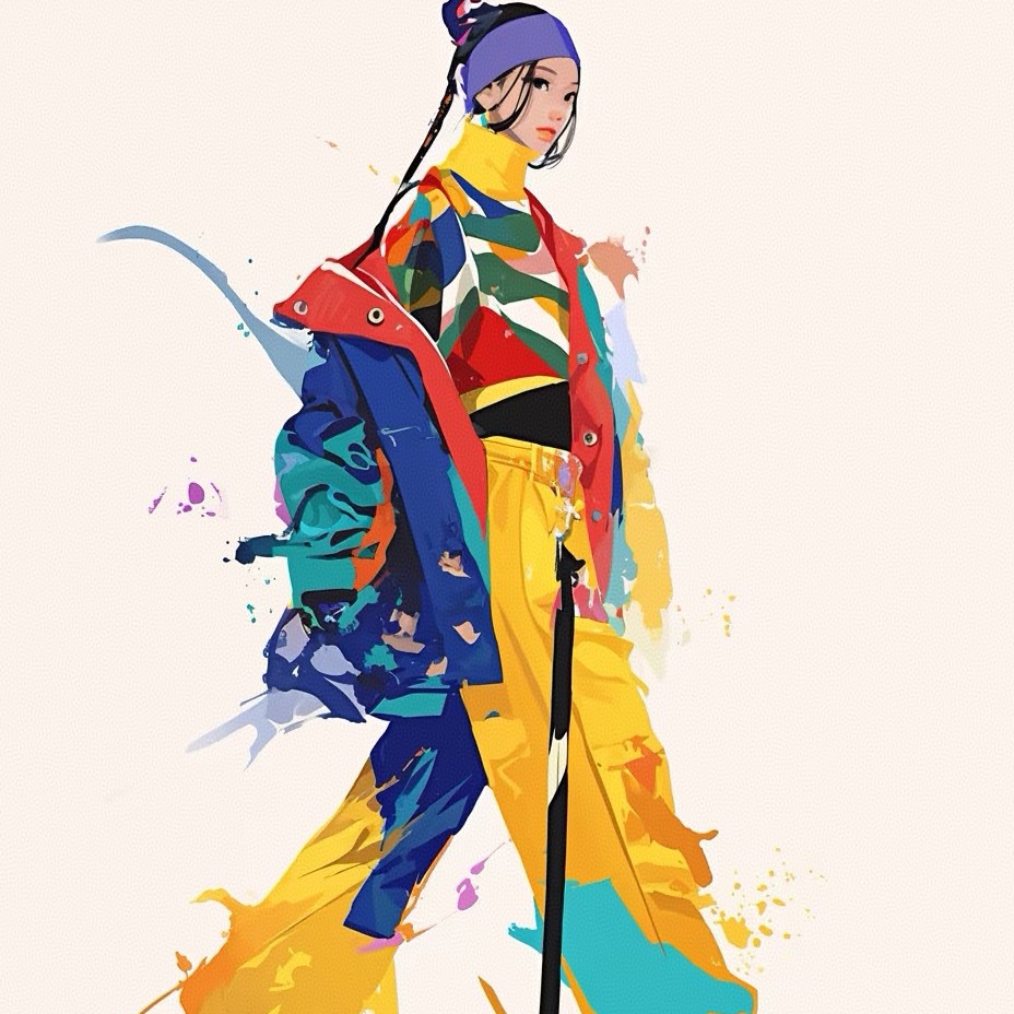 P&J2025新款设计师长款黑色品牌女装时尚服装休闲连帽