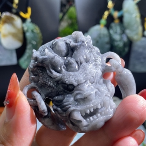 【闪购商品】颈饰未镶嵌翡翠龙头