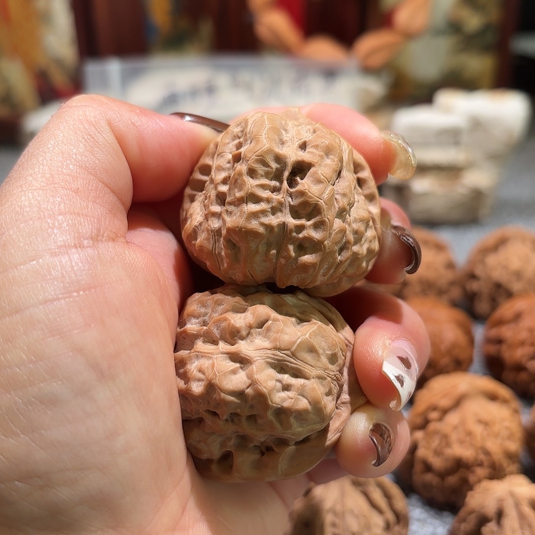 也***晴核桃文玩核桃蛤蟆头