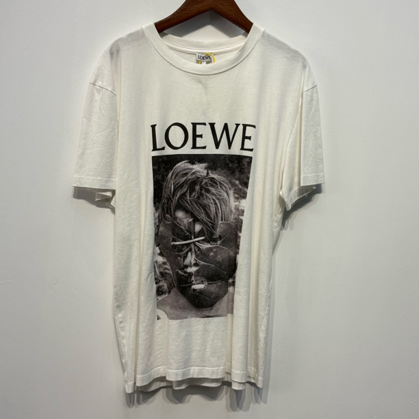 99新 LOEWE/罗意威 男士人像印花短袖/s/0075
