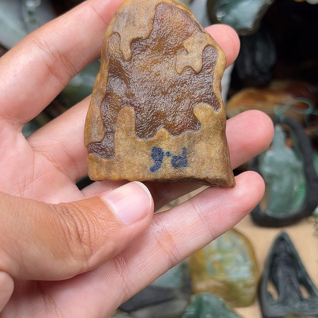 定制翡翠未镶嵌古****制定制财神爷