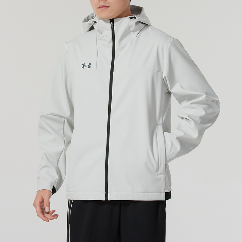 UA安德玛男女外套2025新春款运动休闲摇粒绒复合夹克24600408-009