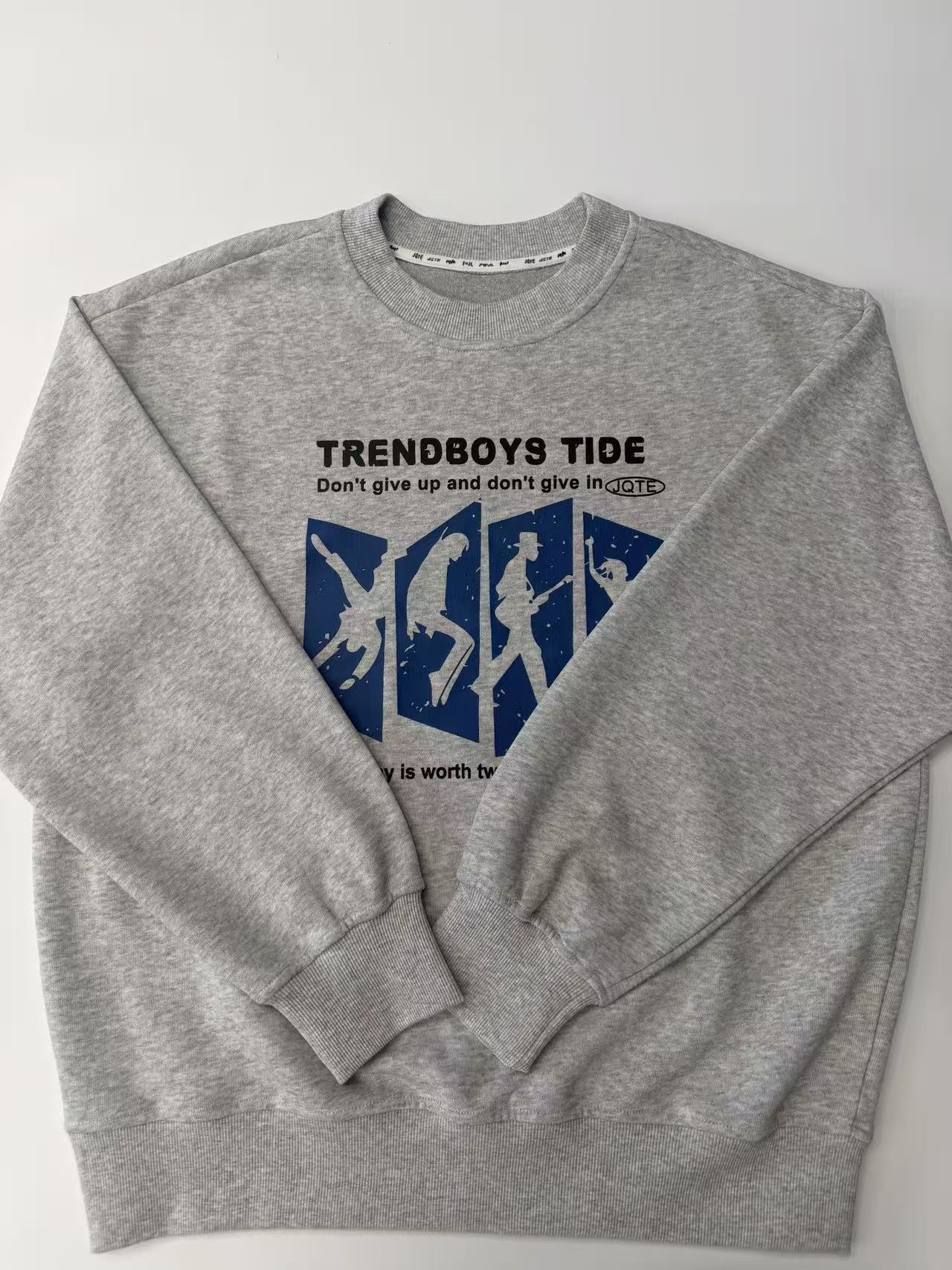 男大童长袖时尚休闲卫衣春秋冬季青少年2026新款圆领C26003