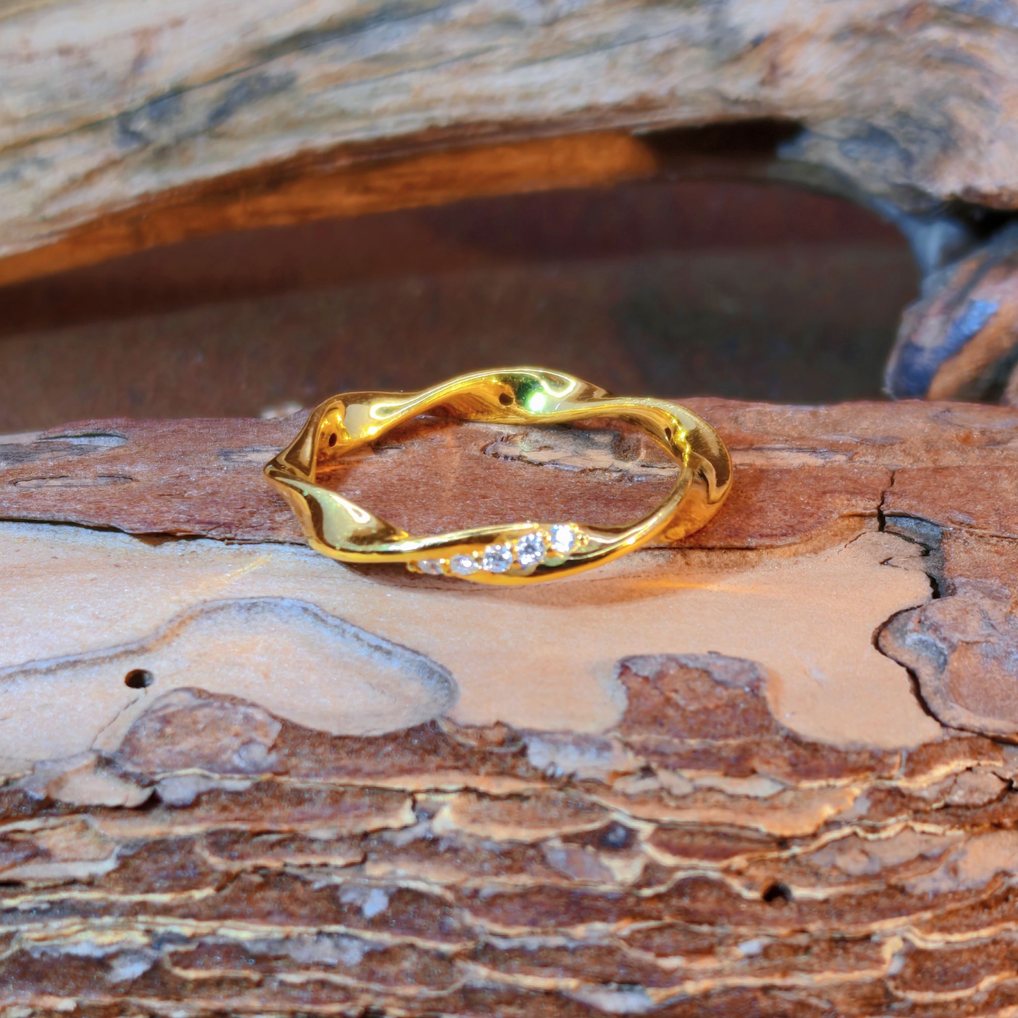 【付付专享】足金999 莫比乌斯环戒指 6D工艺 双12大促圣诞节