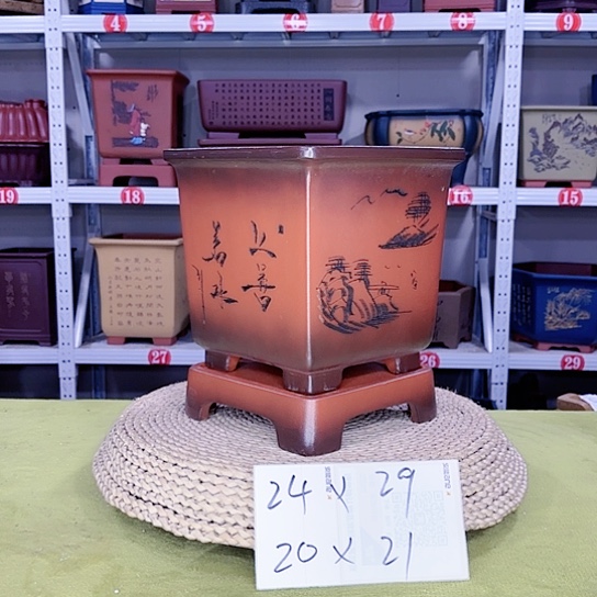 紫砂花盆宜兴紫砂厂