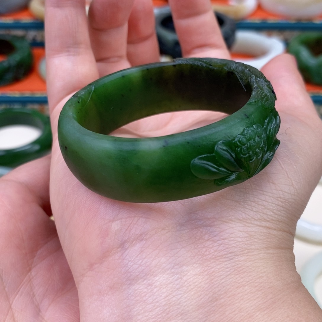 和田玉手镯定制51未镶嵌