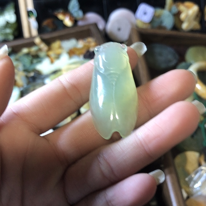 岫玉未镶嵌岫玉挂件