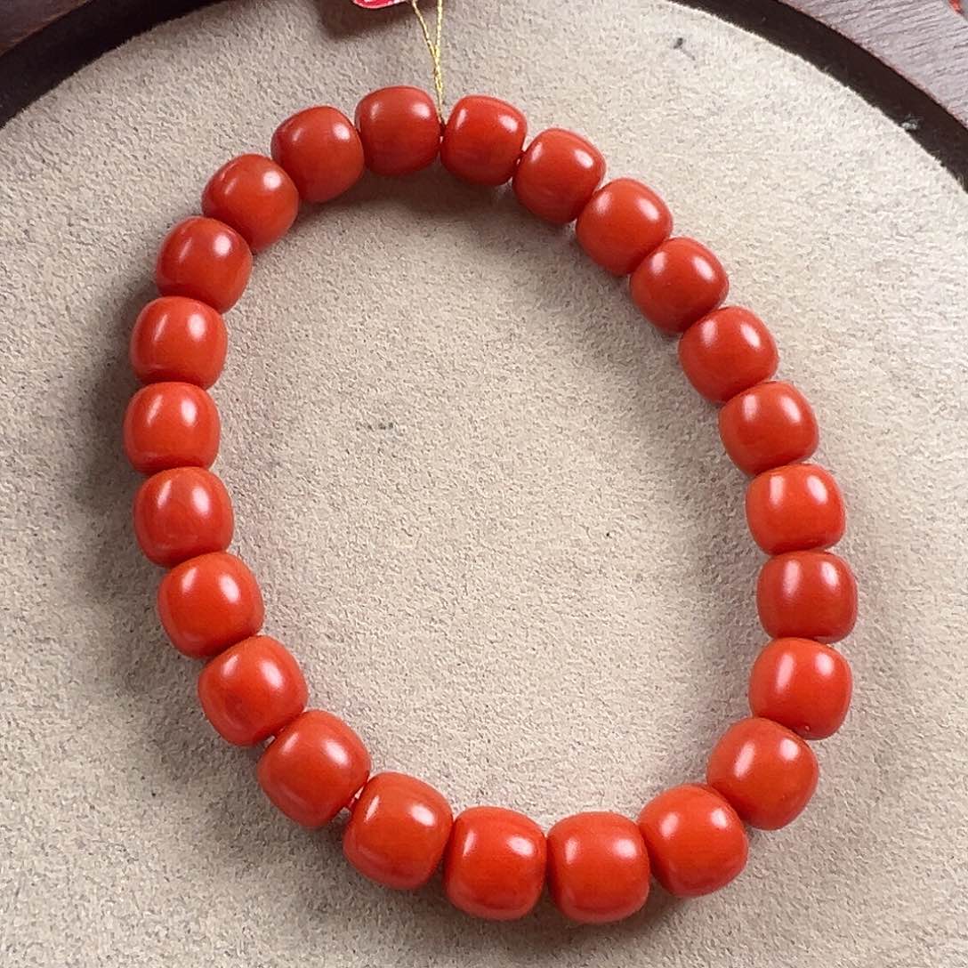 南红玛瑙手串未镶嵌