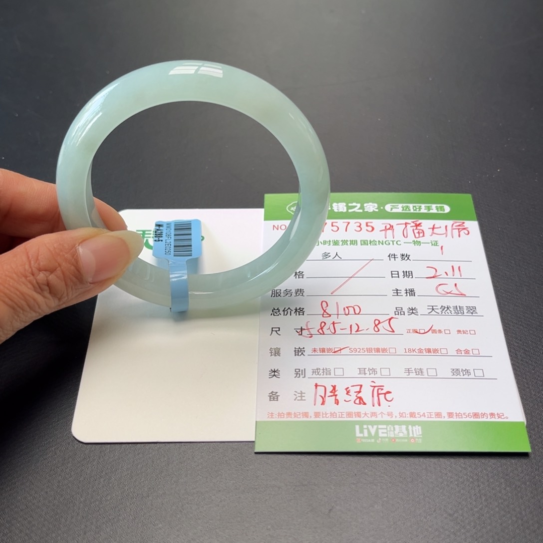 翡翠手镯未镶嵌多人