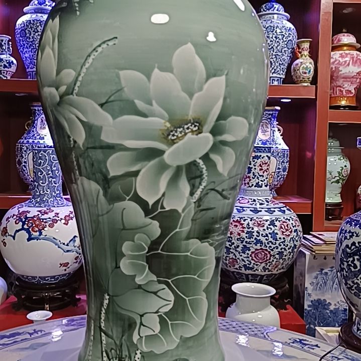 瓷片用****9景德镇手绘陶瓷花瓶