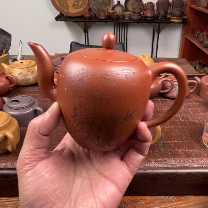 紫砂茶壶渣***紫砂壶美人肩