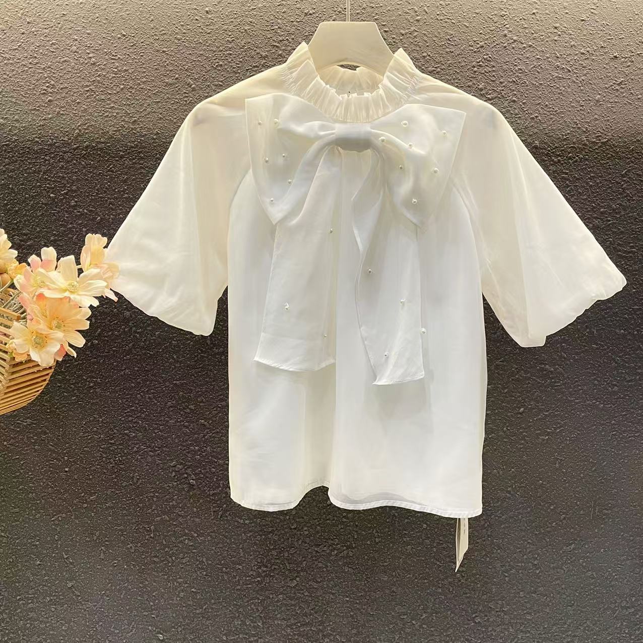 【小乔】法式设计师同款长袖轻奢百搭防晒上衣0328