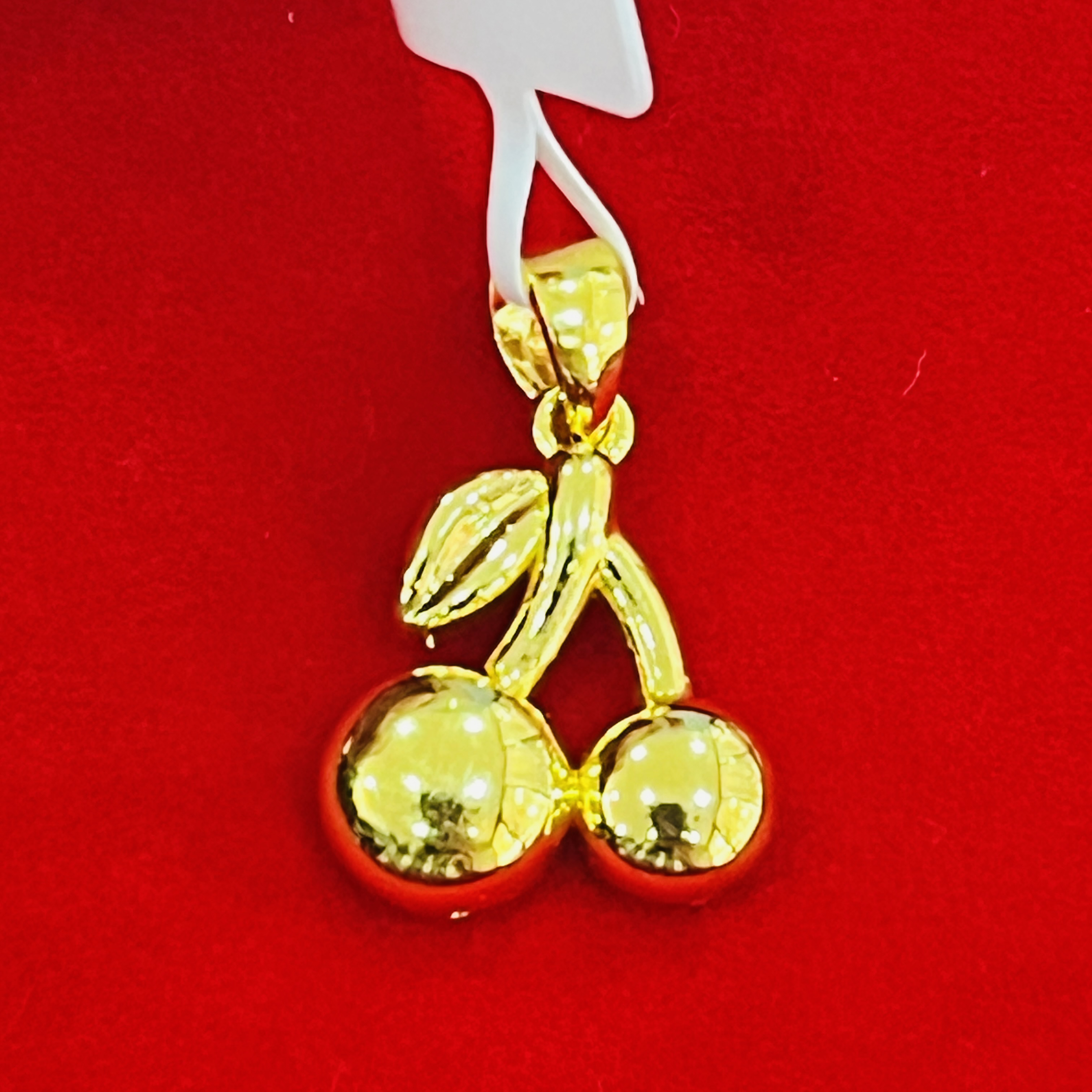 【莹莹专享】足金999 樱桃吊坠 ZP 1.26