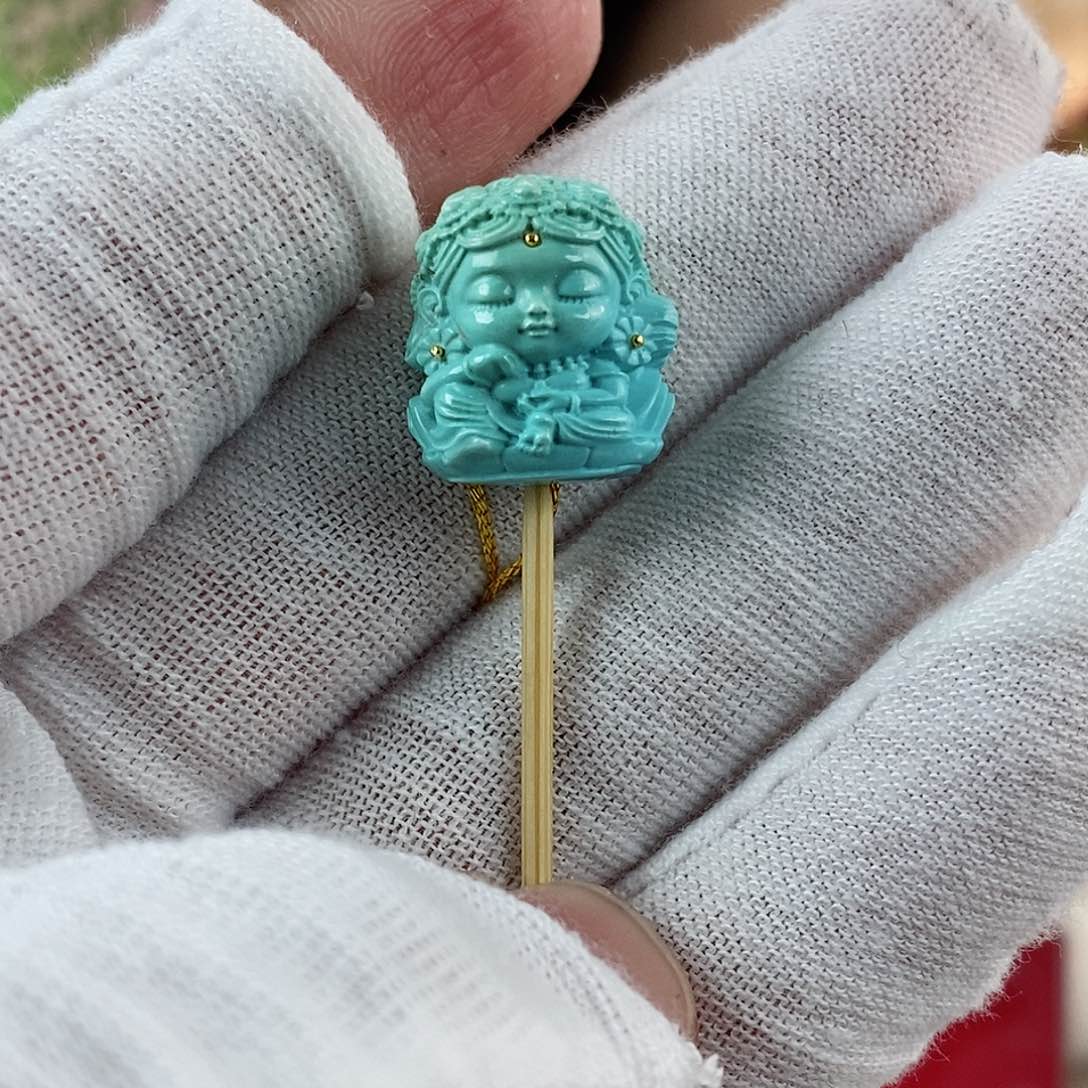 绿松石珠宝奇石未镶嵌