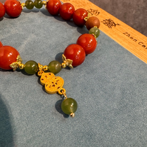 【抹茶相思豆】大甜原创手链