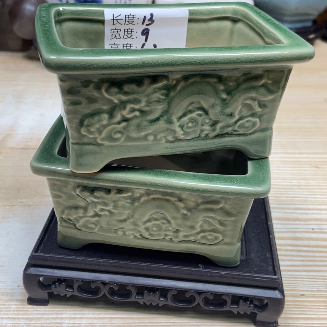 瓷片陶瓷花盆陶瓷艺术