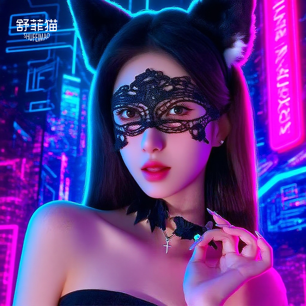 舒菲猫【触觉蕾网】均码复古高颜值蕾丝化妆舞会半脸遮面神秘感眼