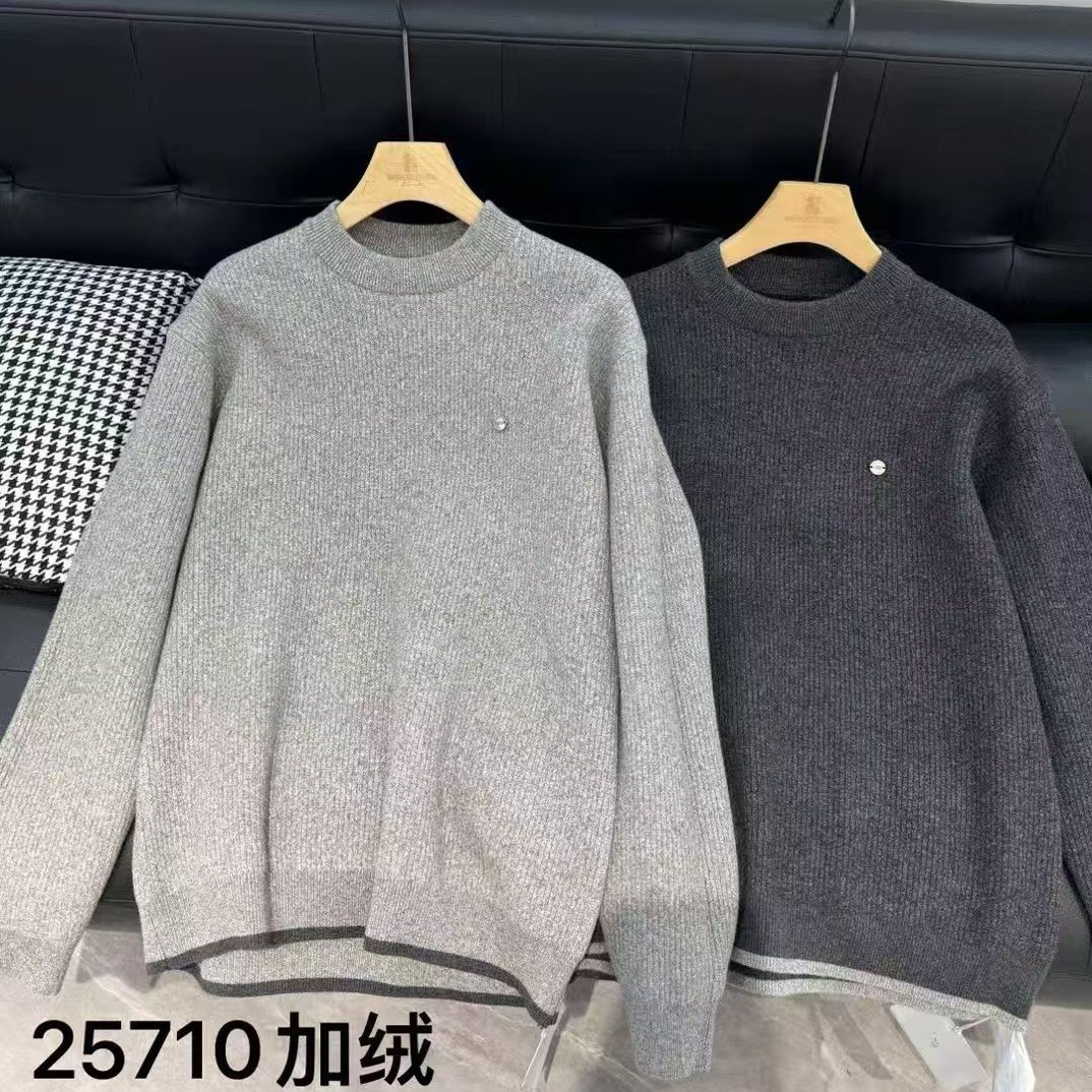 25710男毛衣小依妈直播间针织衫套头
