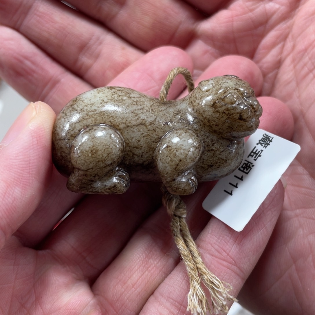 和田玉（糖玉）颈饰未镶嵌加***6