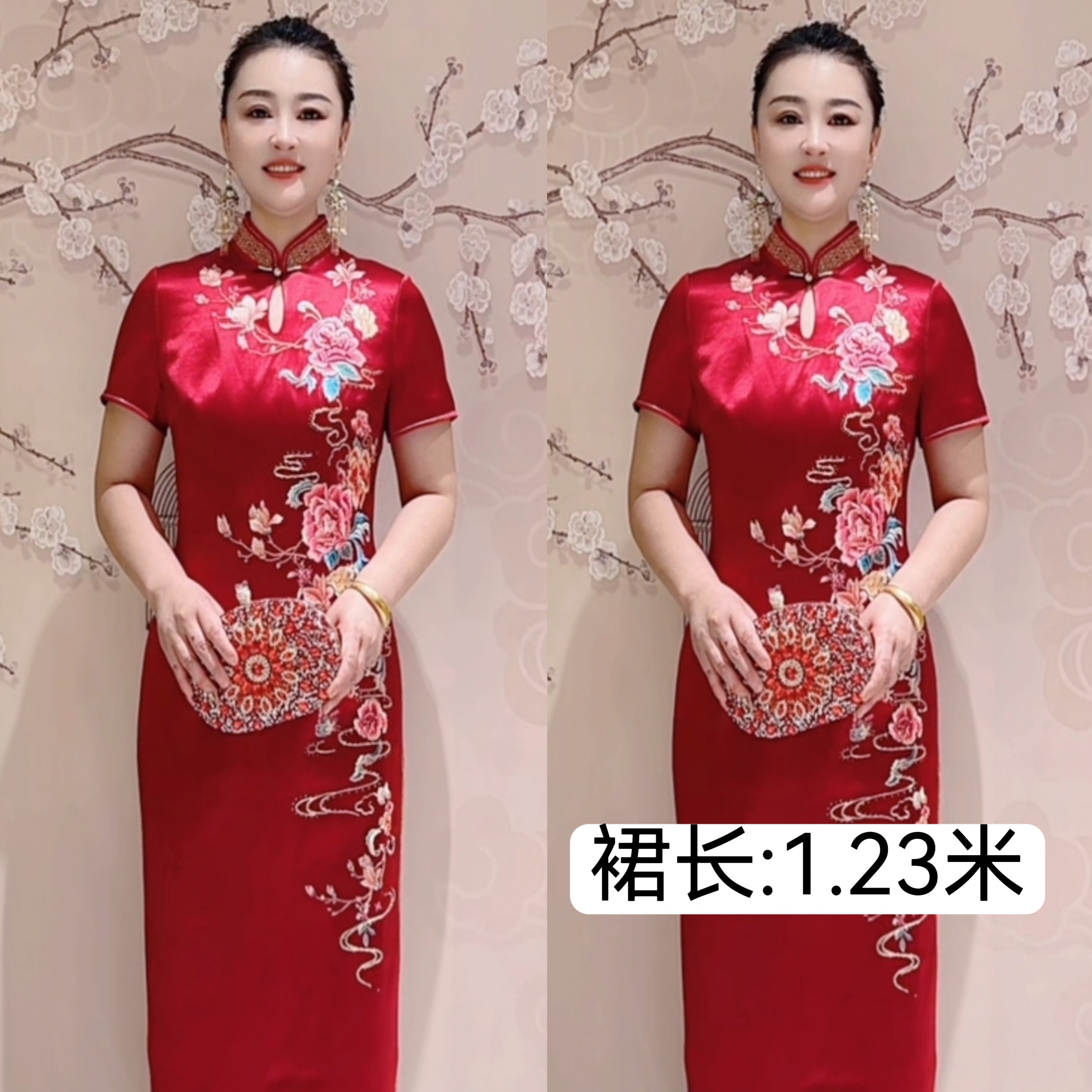 花开富贵高端礼服170337