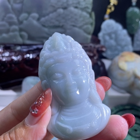 【闪购商品】颈饰未镶嵌翡翠观音头