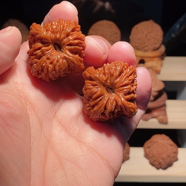 吊坠文玩核桃凹底南疆