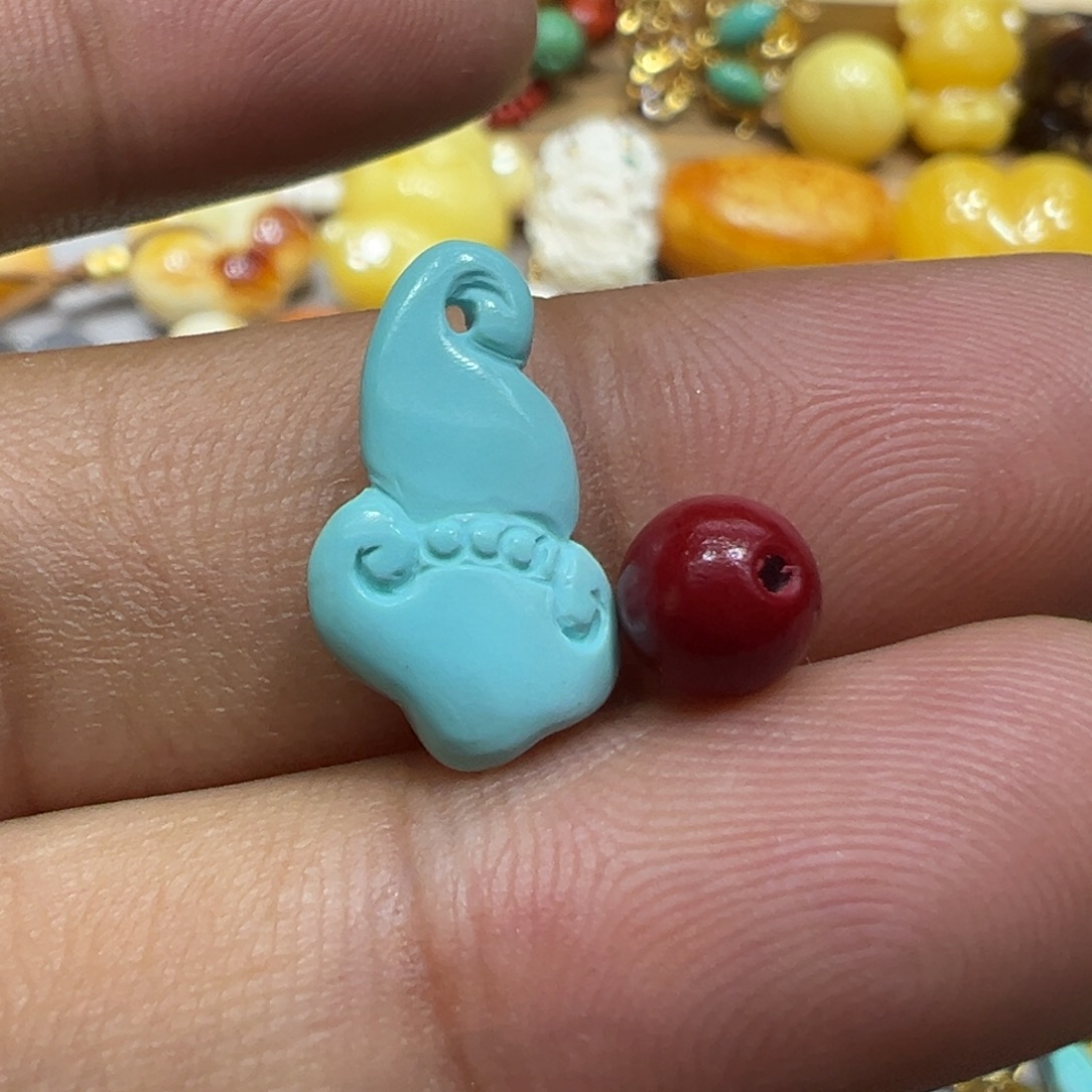 南红玛瑙未镶嵌颈饰