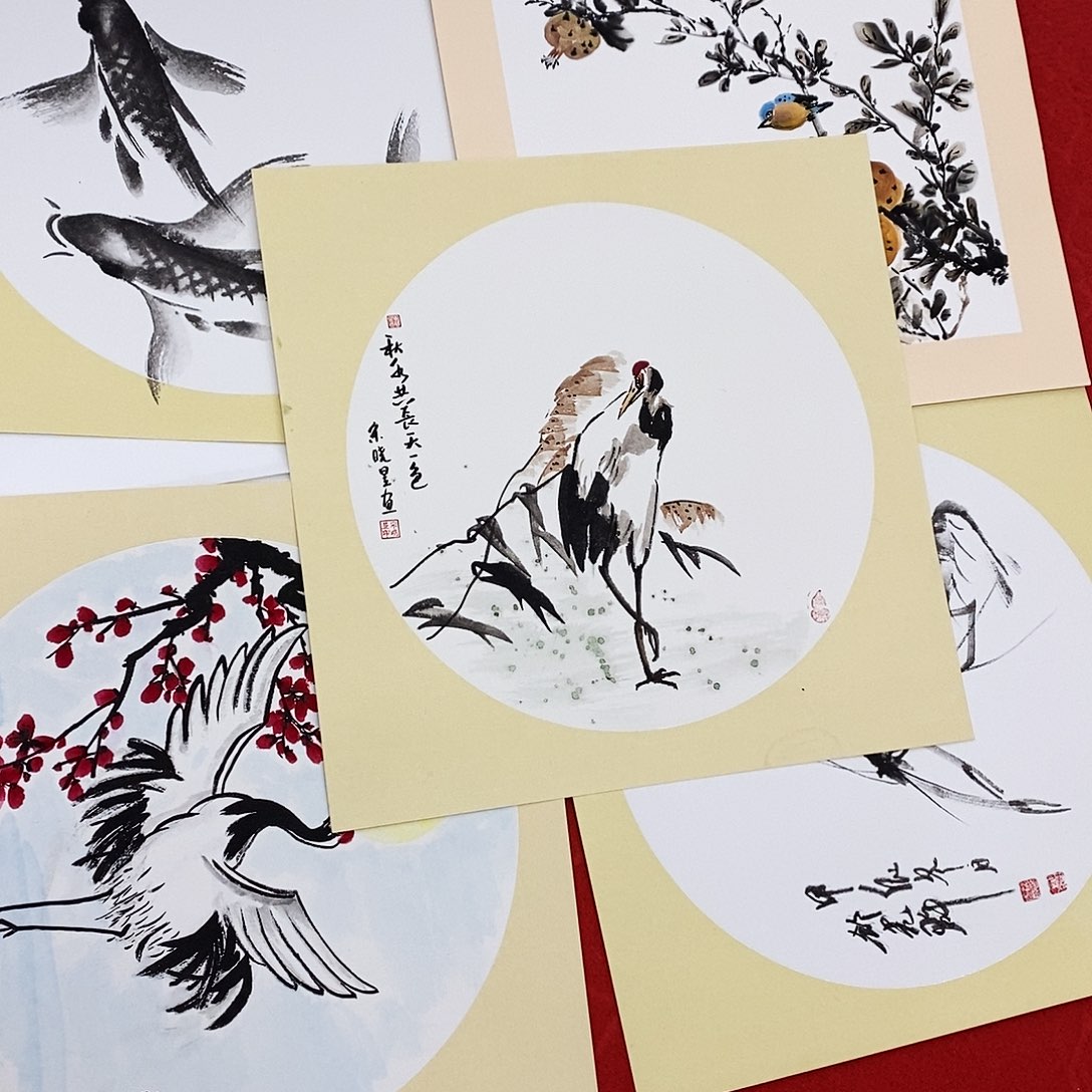 国画红花我不吃药我就