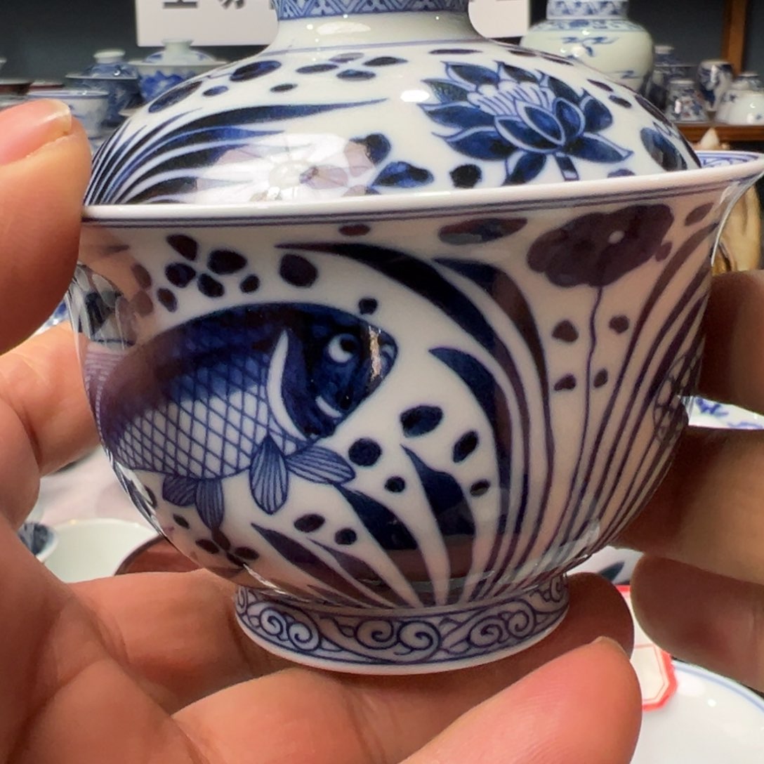 摆件十*景德镇青花瓷器