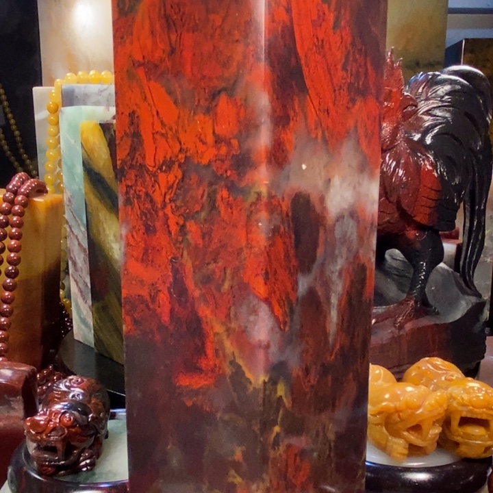 石英质玉印章未镶嵌金*