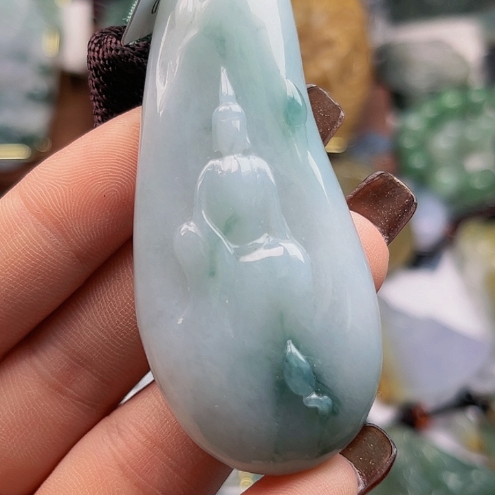 翡翠未镶嵌颈饰挂件