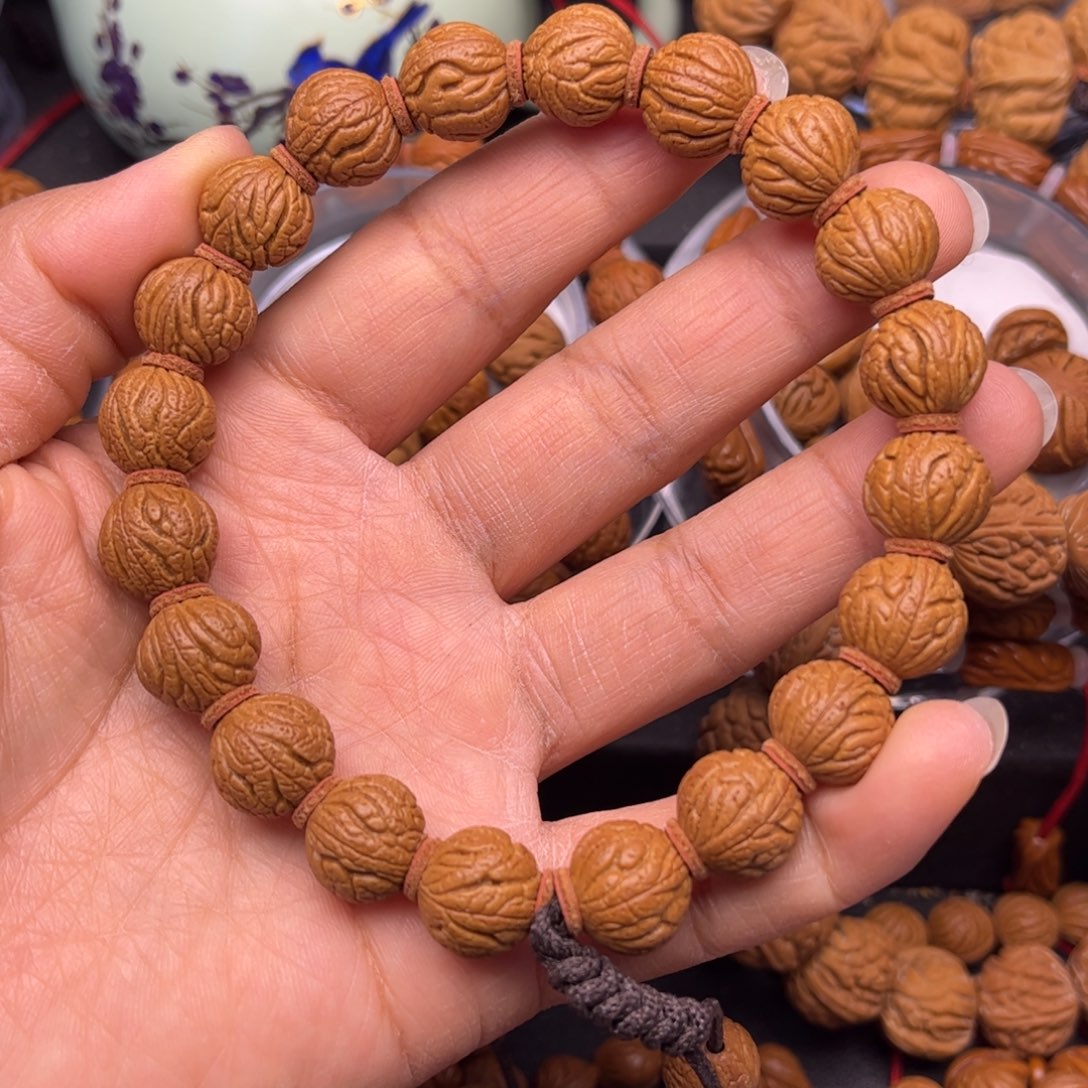 随***安桃核吊坠龙纹桃核