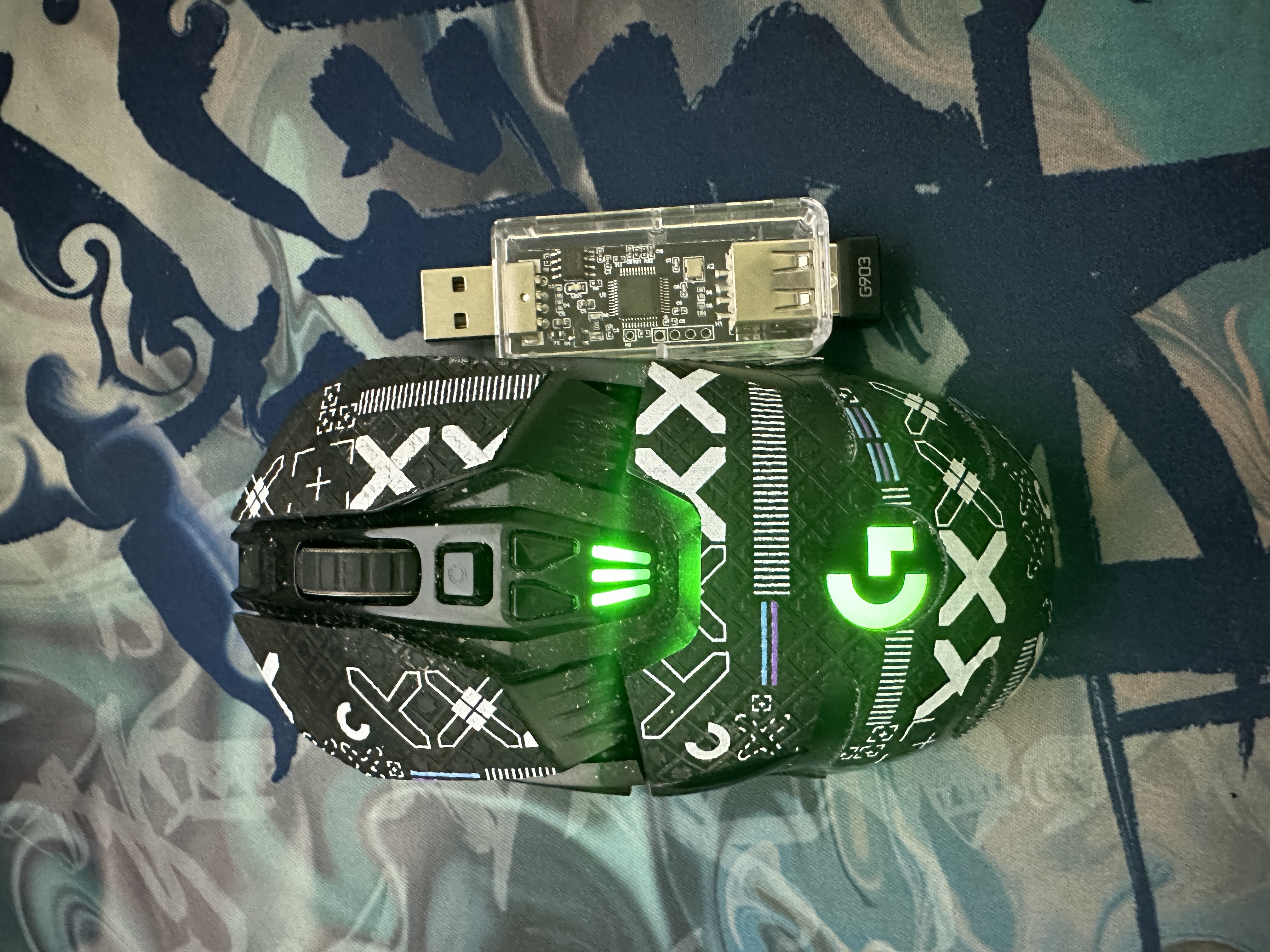 HS三角洲有线无线办公电竞鼠标