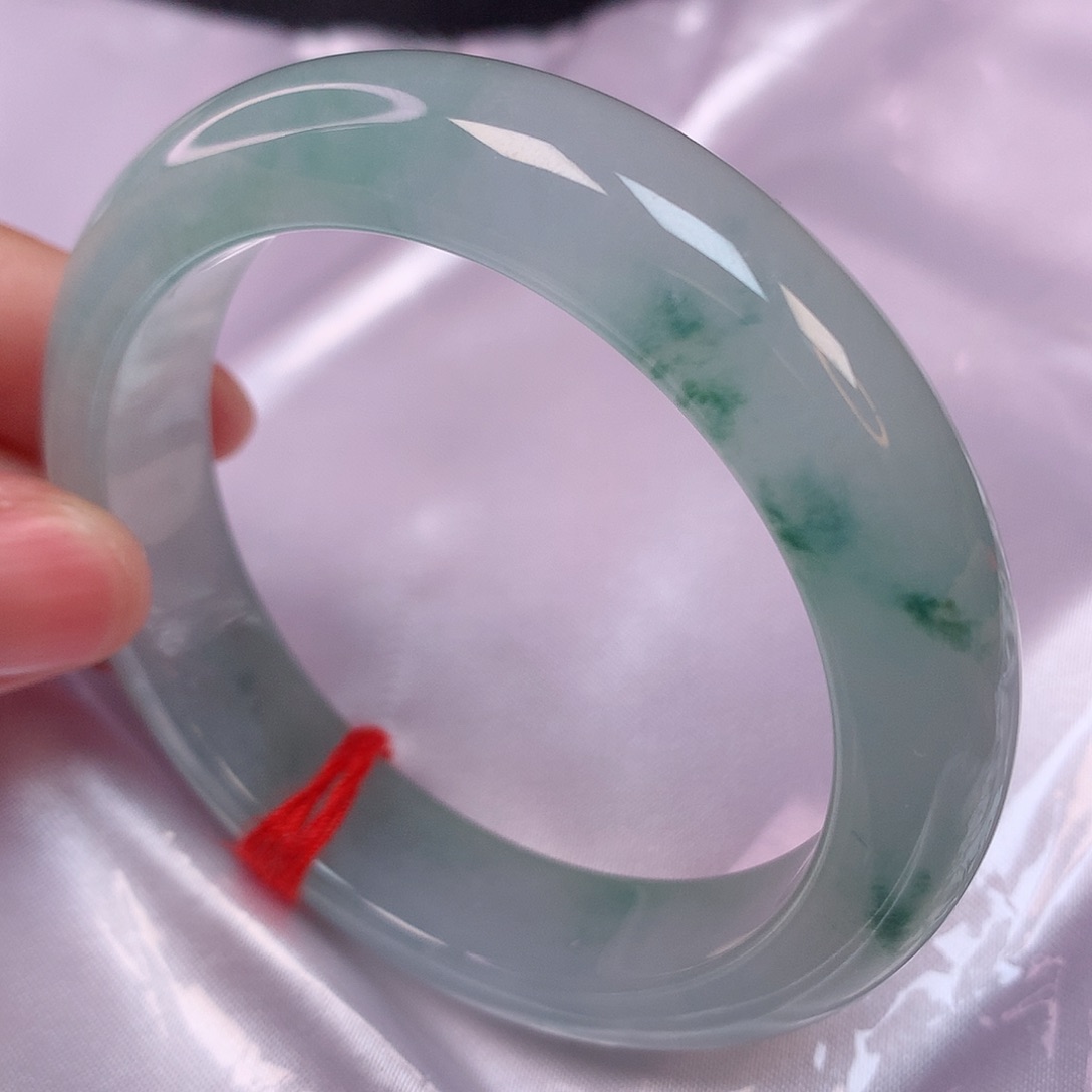 翡翠手镯未镶嵌54 翡翠手镯