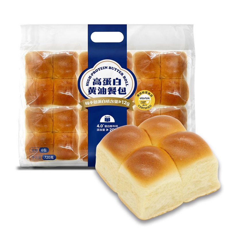山姆黄油餐包720g美食