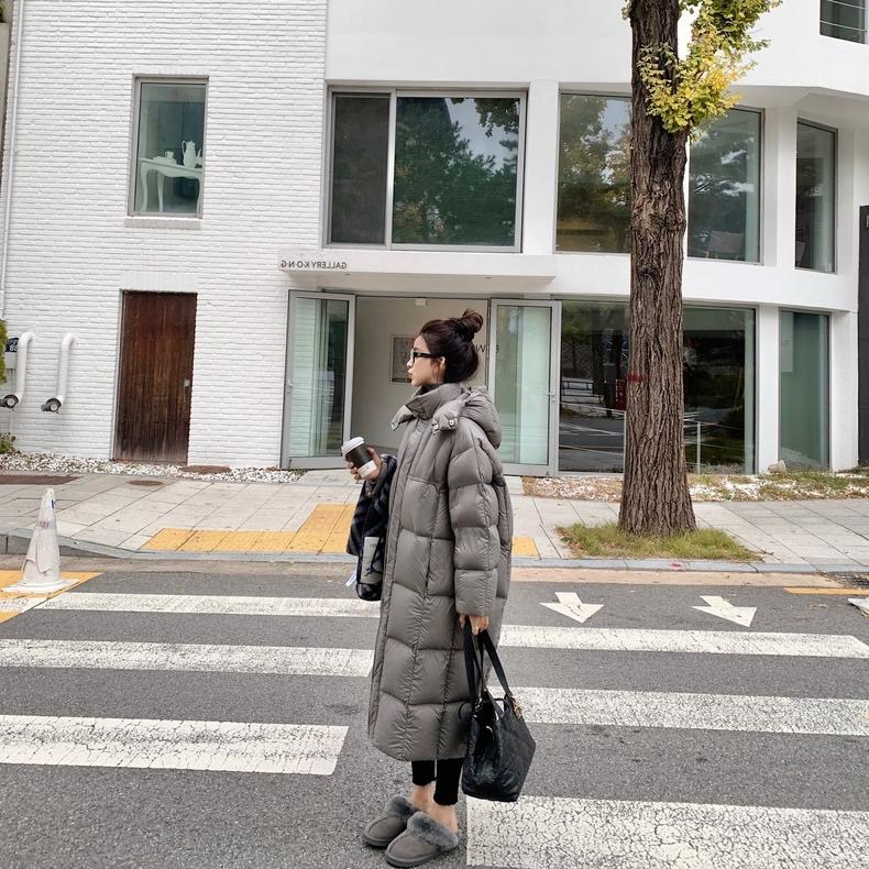 【蜜爷家】冬季零压感中长款羽绒服5215#