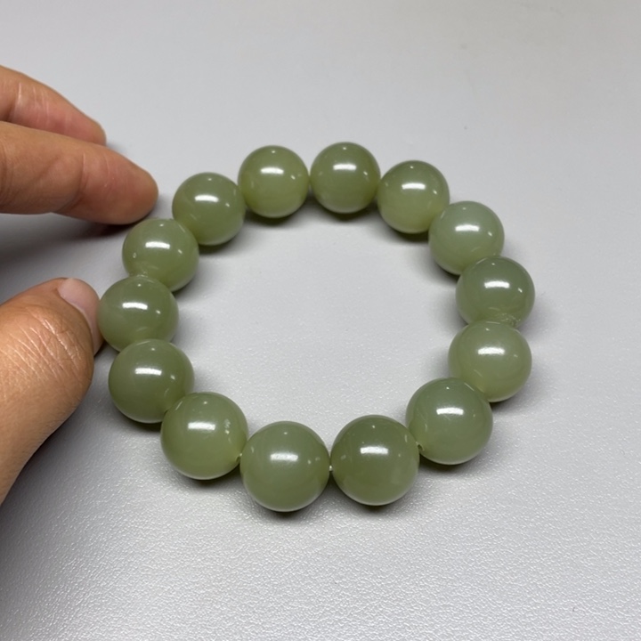 手串未镶嵌和田玉毛*点