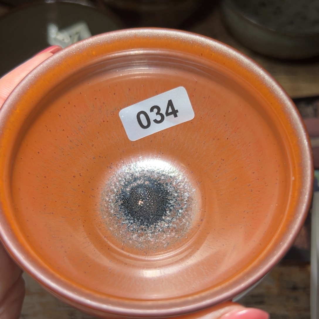 牛***儿茶盏全手工原矿原釉建盏