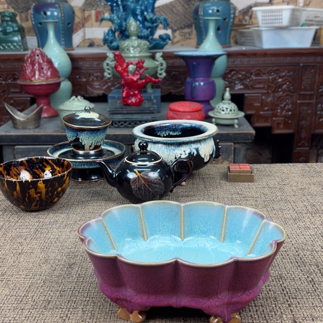 瓷片陶瓷艺术瓷器摆件