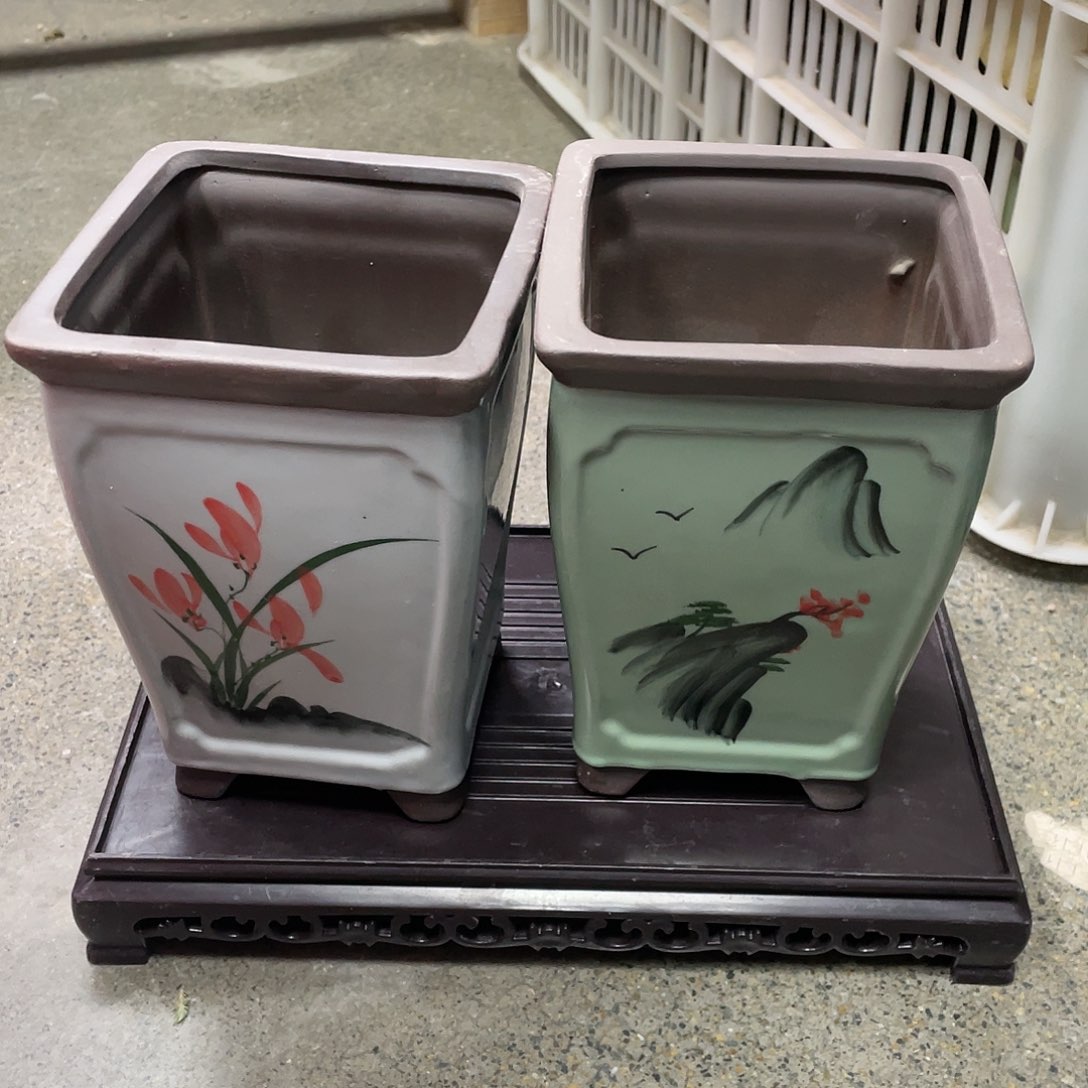 紫砂花盆陶瓷艺术花盆陶瓷