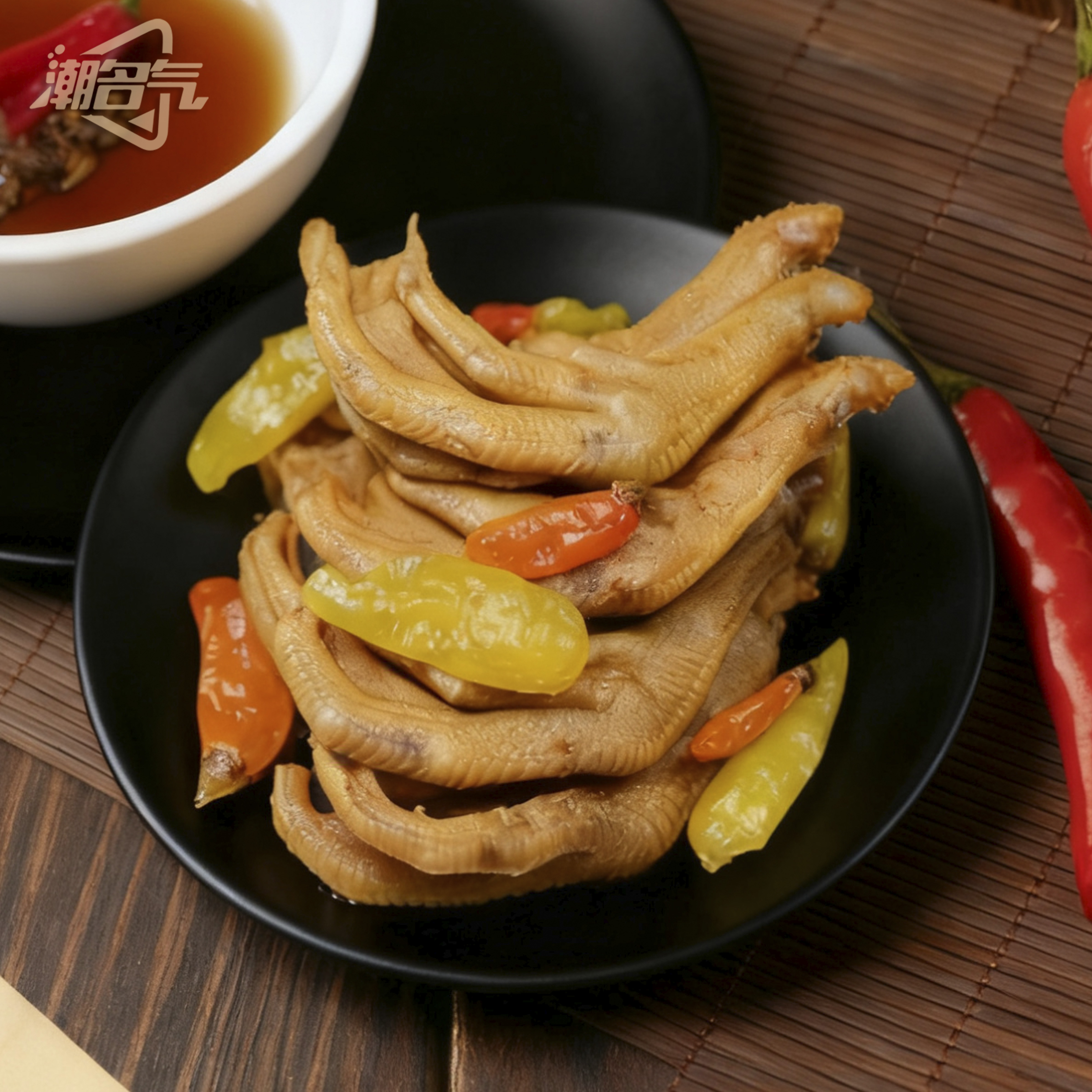（新店开业）泡椒鸭掌3只装 即食休闲零食解馋小吃1000g（30只）