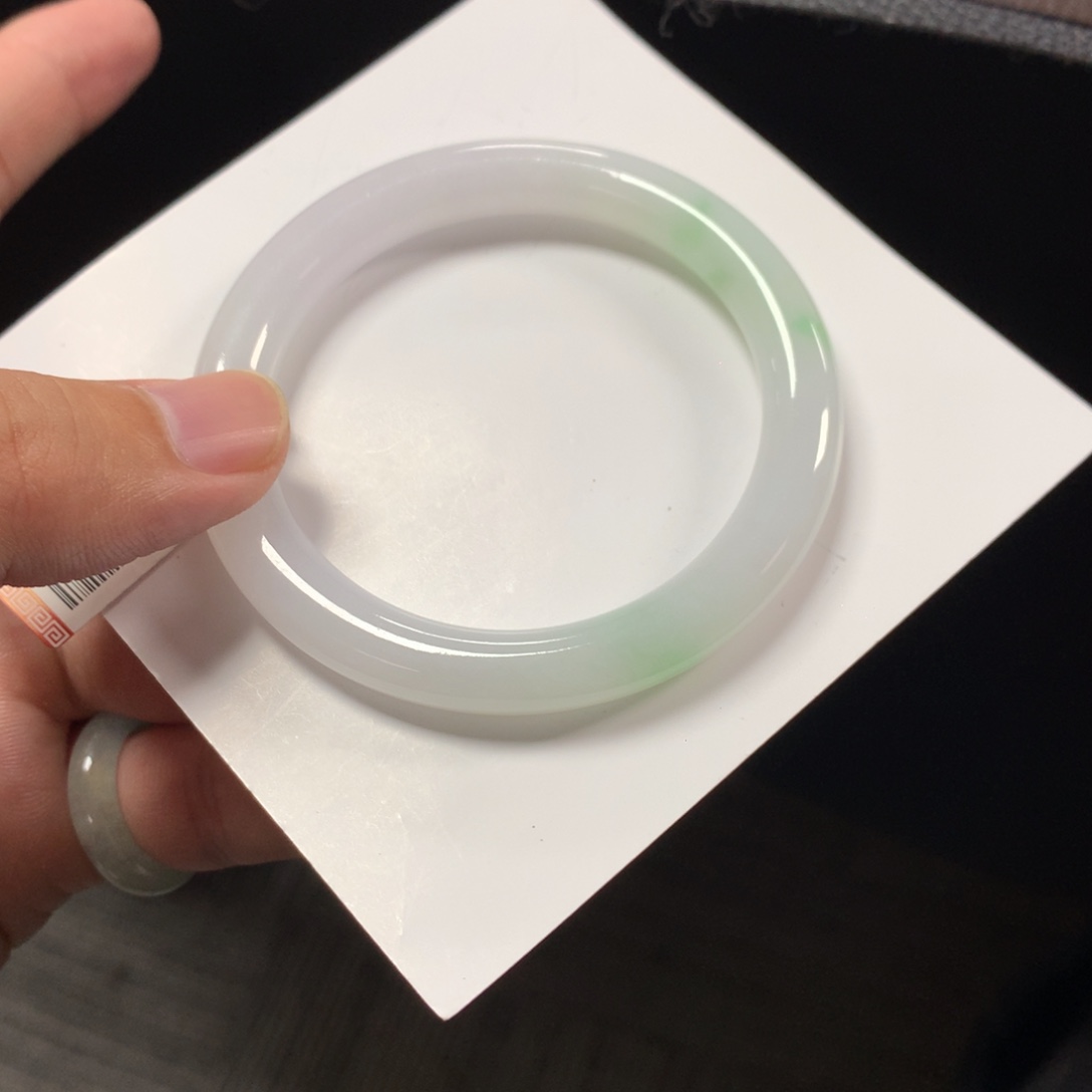 翡翠未镶嵌手镯20号54