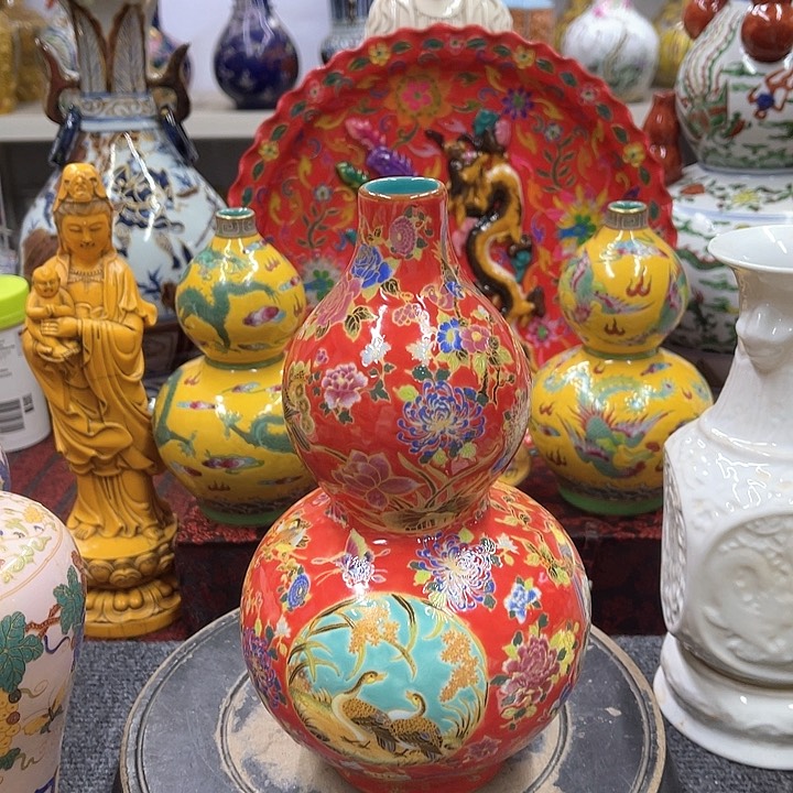 瓷片辞去摆件瓷器摆件