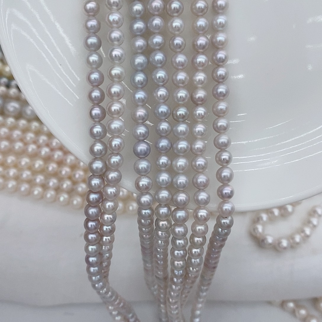 淡水珍珠颈饰银S925镶嵌